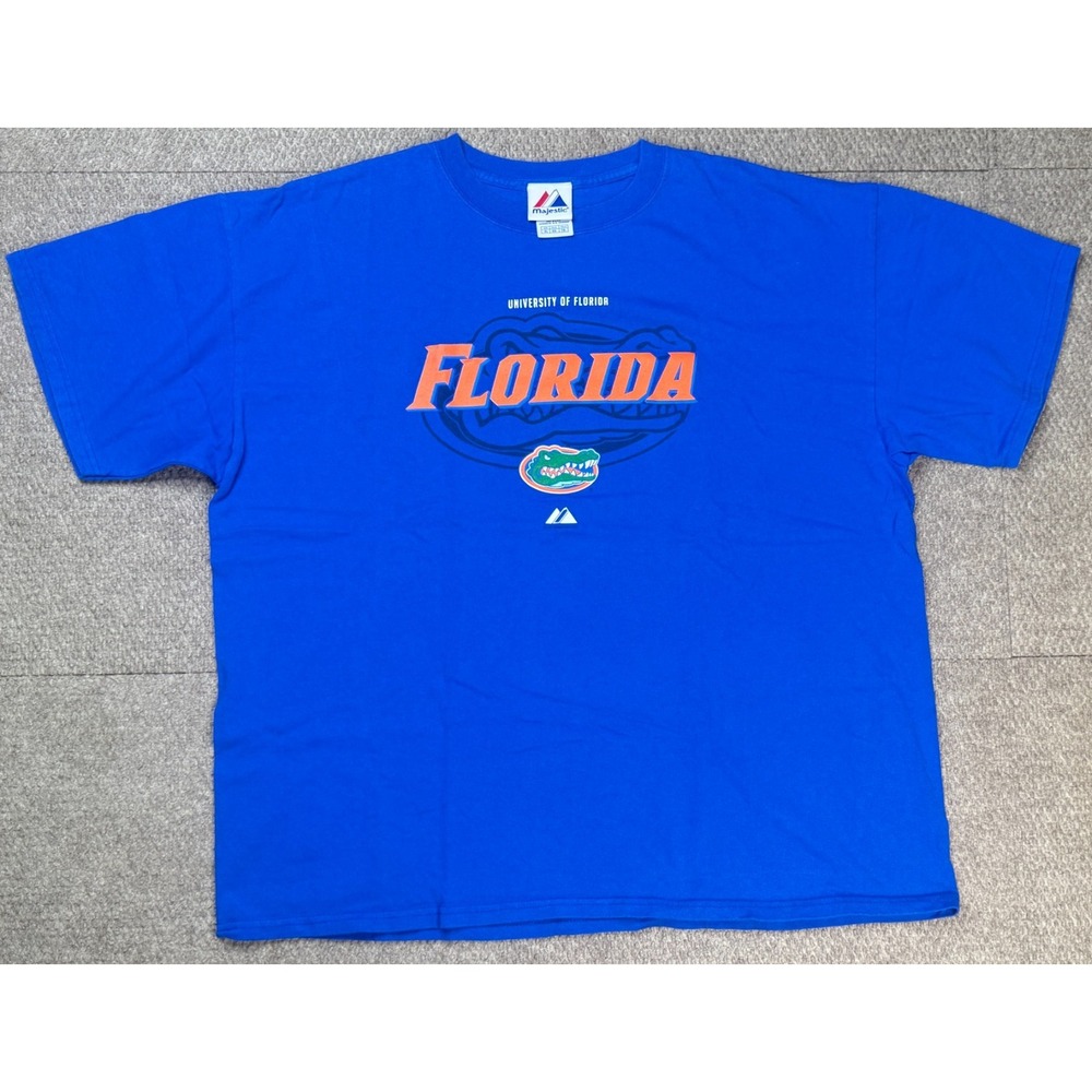 Majestic NCAA Florida Gators Multicolored‎ T-Shirt Size XL